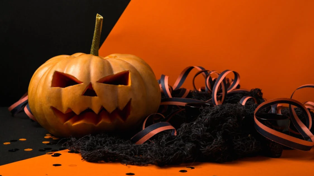 Free Jack-o'-lantern Decoration Stock Photo